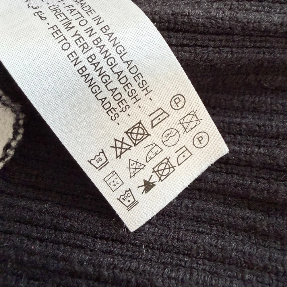 ZARA • Striped Knit Sweater in Black/White - Picture 11 of 12